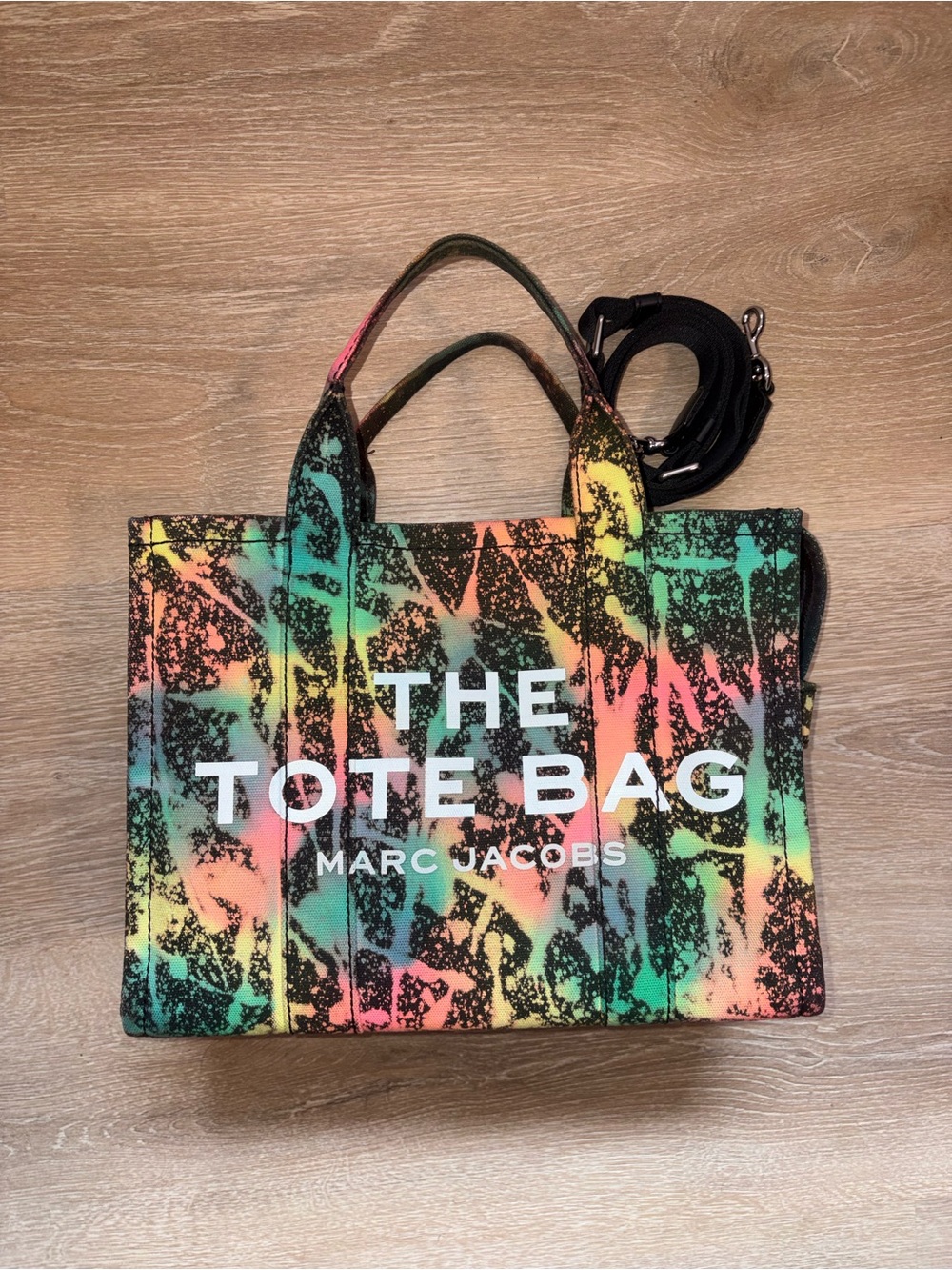Medium Marc Jacobs “Miami Vice Rainbow Splatter” 🌈 The Tote Bag